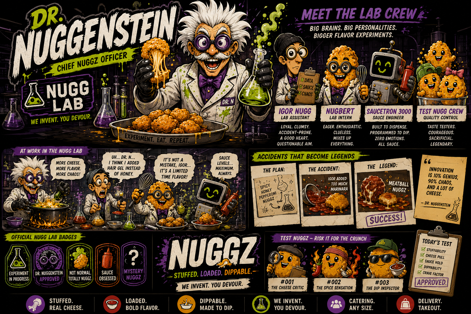 Dr. Nuggz Lab Reports — Episode 1 poster: The Mystery Nuggz Signal