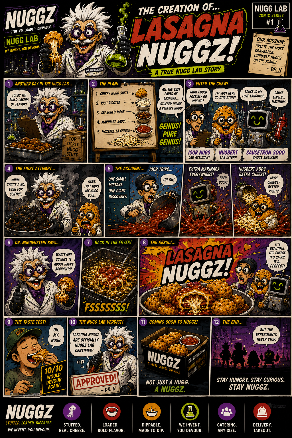 The Creation of Lasagna Nuggz — Issue #1
